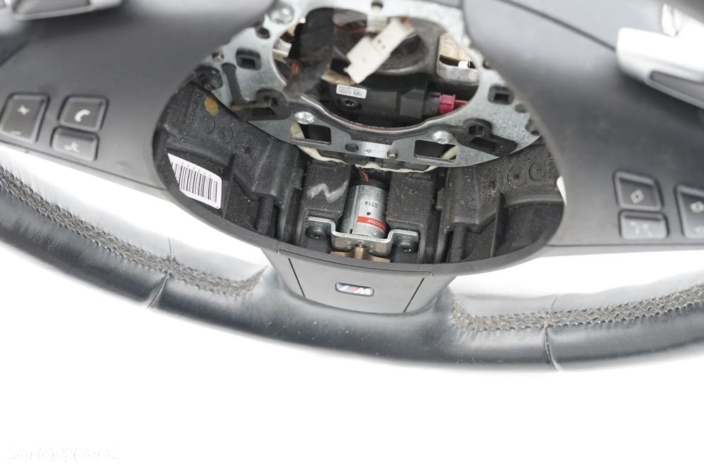 Kierownica skórzana multi BMW seria 5 E60 Łopatki Mpakiet - 7