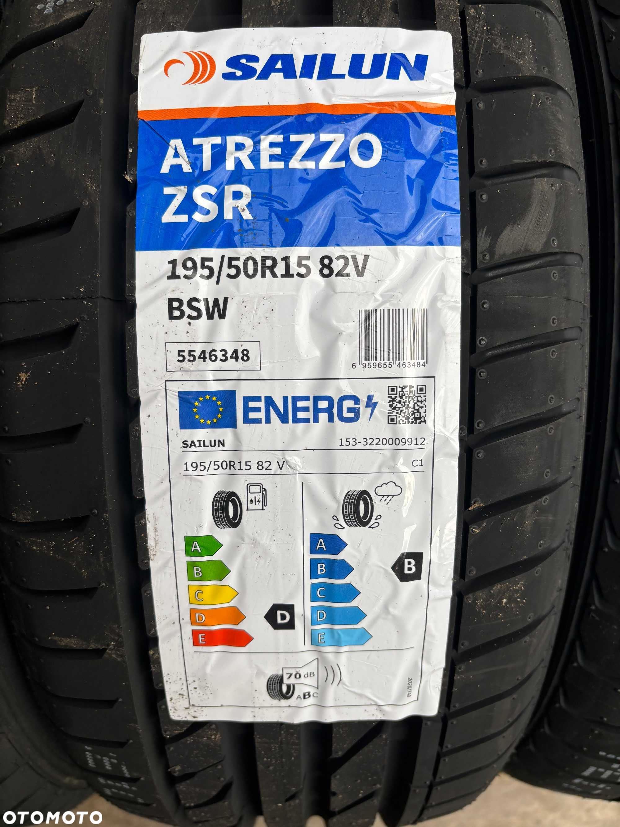 Okazja opony letnie 195/50R15 82V SAILUN ATREZZO ZSR NOWE 2024 - 2