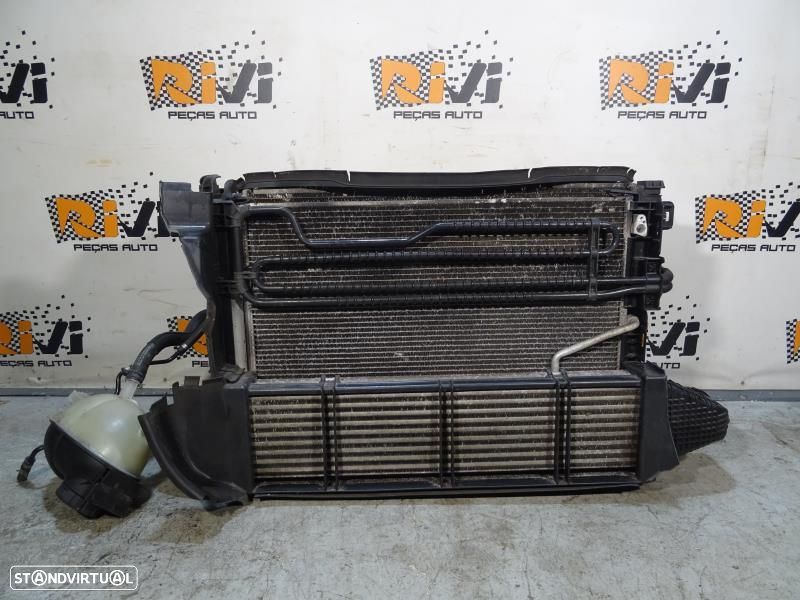Pack de Radiadores Mercedes E Class W212 CDI - Radiador da Água / AC / IC - Intercooler / Termoventilador / Reservatório de Àgua - 1