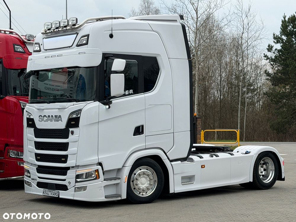 Scania 580S scania z Niemiec v8 mega low deck idealny stan 2021 pełna opcja bez egr - 3