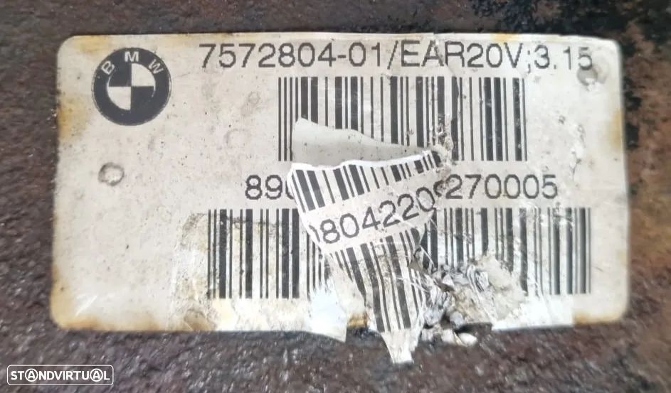 Diferencial BMW Série 3 E92 320D – Ref: 7572804-01 | Rácio: 3,15 - 5