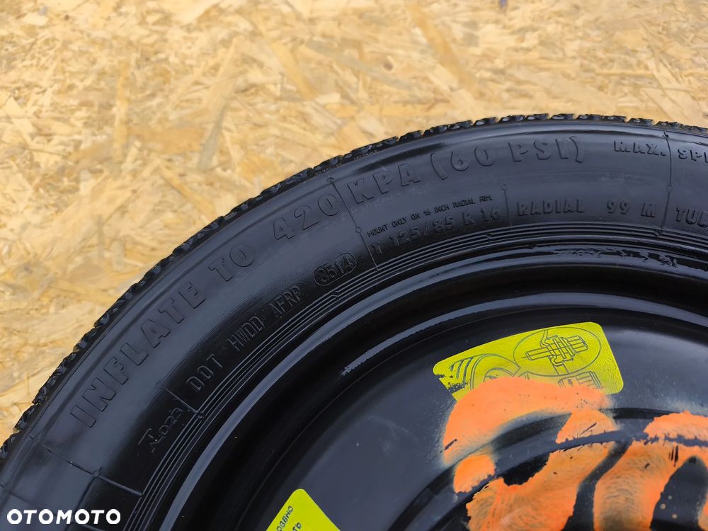 KOŁO DOJAZDOWE ZAPASOWE 5X108 PEUGEOT CITREON OPEL TOYOTA - 3