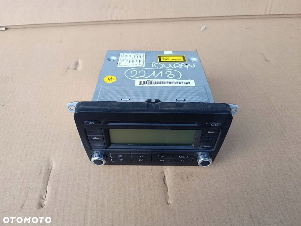 VW TOURAN I RADIO EKRAN WYŚWIETLACZ 1K0035186P - 4