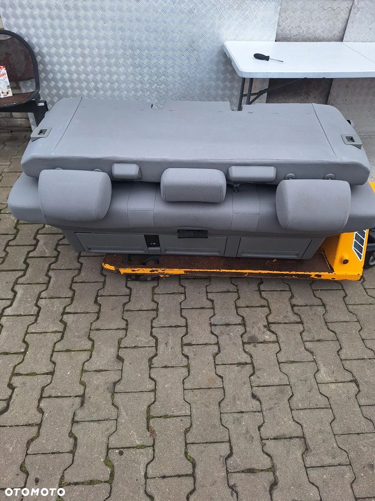 FOTEL KANAPA ŁÓŻKO TRÓJKA SKŁADANA - VW T5 MULTIVAN - 4
