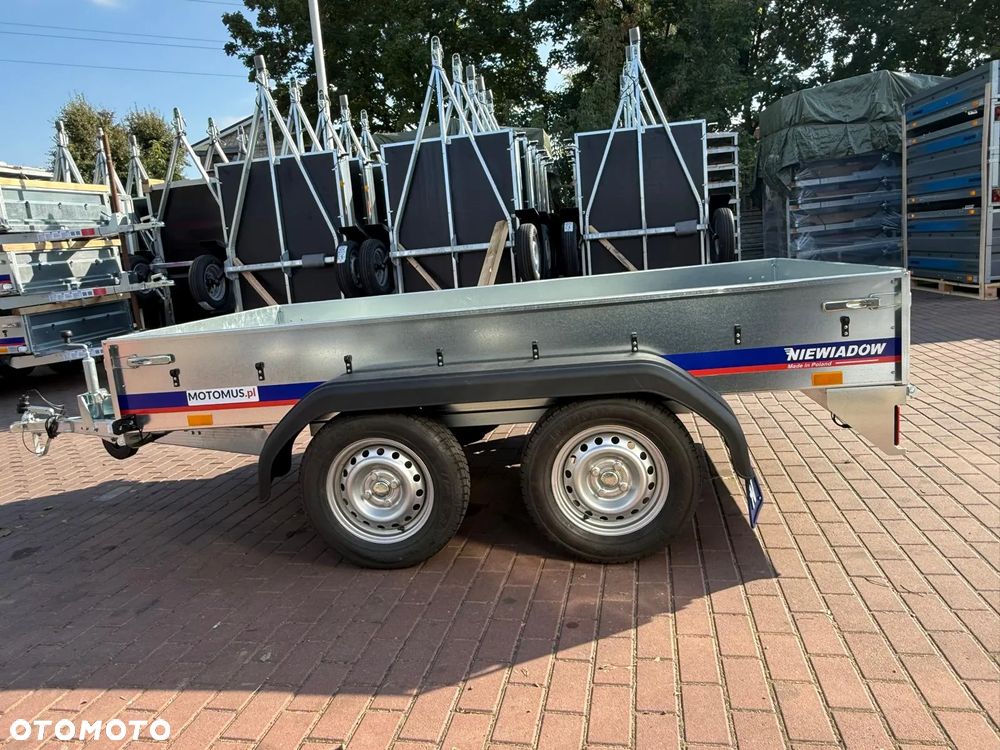 Niewiadów Przyczepa Niewiadów N426T 260x138x35cm 2 osie 750kg burty boczne 2mm Wrocław/Borowa MOTOMUS dostawa pod dom - 6
