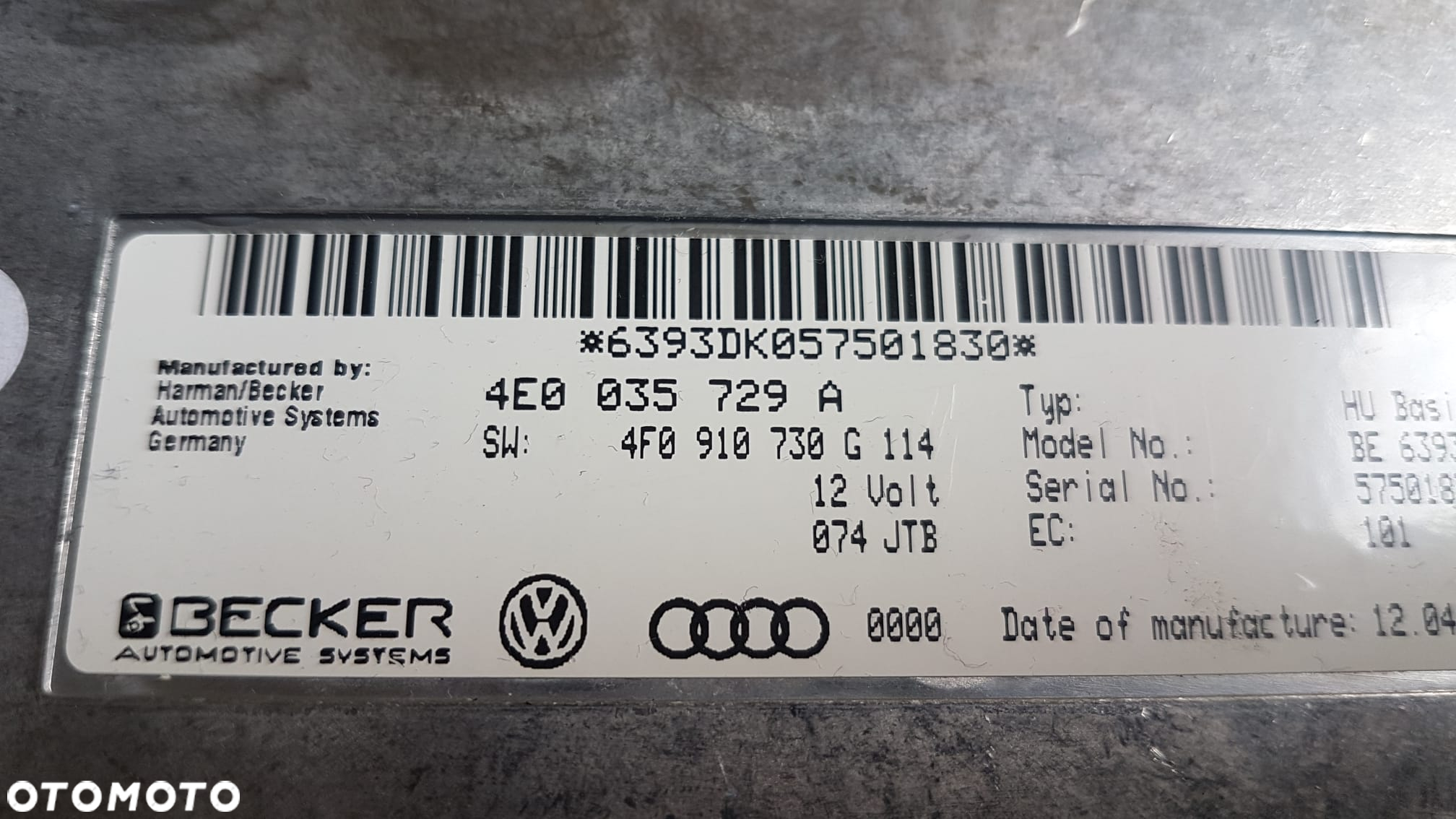 Moduł sterownik MMI PL F-BASS Audi A4 A6 A8 bez ochrony komponentu - 3