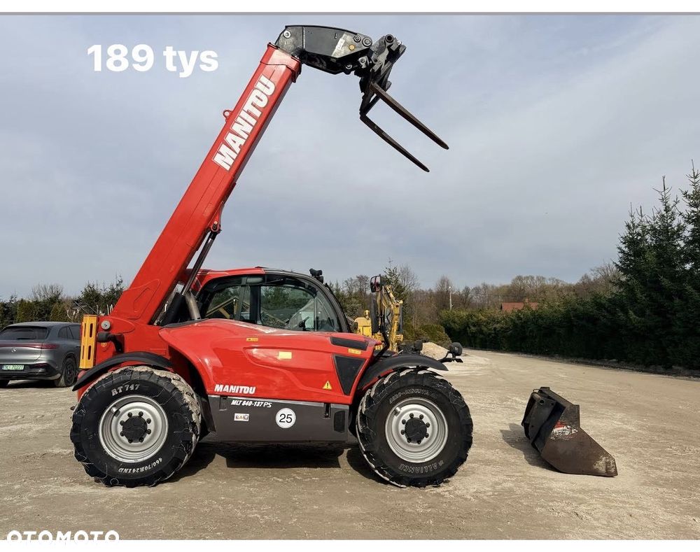 Manitou Ładowarka teleskopowa Manitou Mlt 840 137 PS łyżka widły Merlo 42.7 TF 737 130 Jcb 541-70 Bobcat TL 38.70 rolnicza budowlana KLIMA zaczep hydr - 21