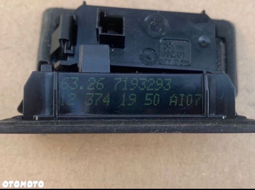 7193293 lampka podświetlenia tablicy Bmw x1 e84 - 3