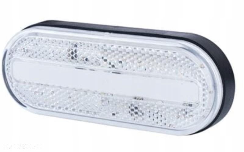 LAMPA OBRYSOWA POZYCYJNA LED Z ODBLASKIEM BIAŁA NEON - 1