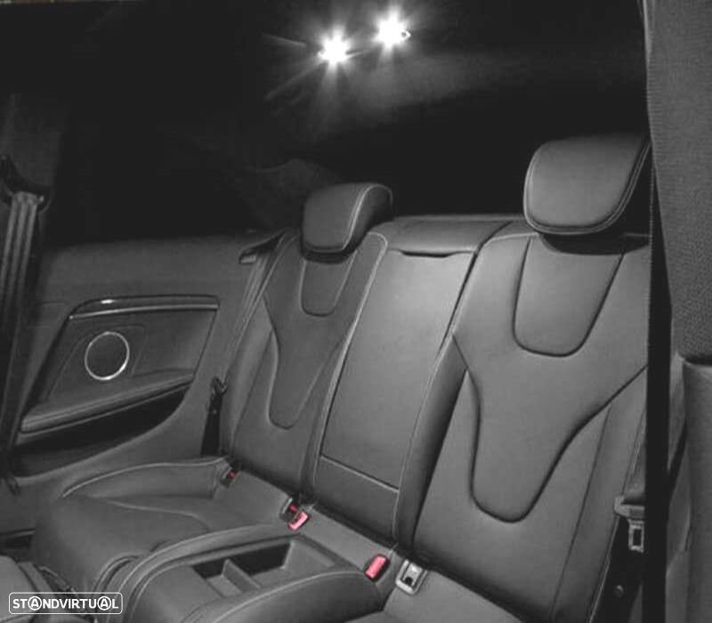 KIT COMPLETO DE 17 LÂMPADAS LED INTERIOR PARA AUDI A6 S6 C4 SEDAN 1994 -1997 - 5