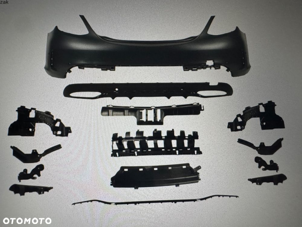 Mercedes w205 C-klasa AMG zderzak tył pakiet - 1