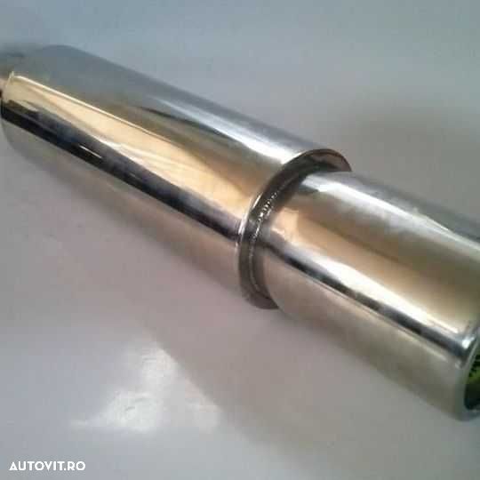 Toba sport inox cu SILLENCER sau fara SILLENCER sunet deosebit - 3