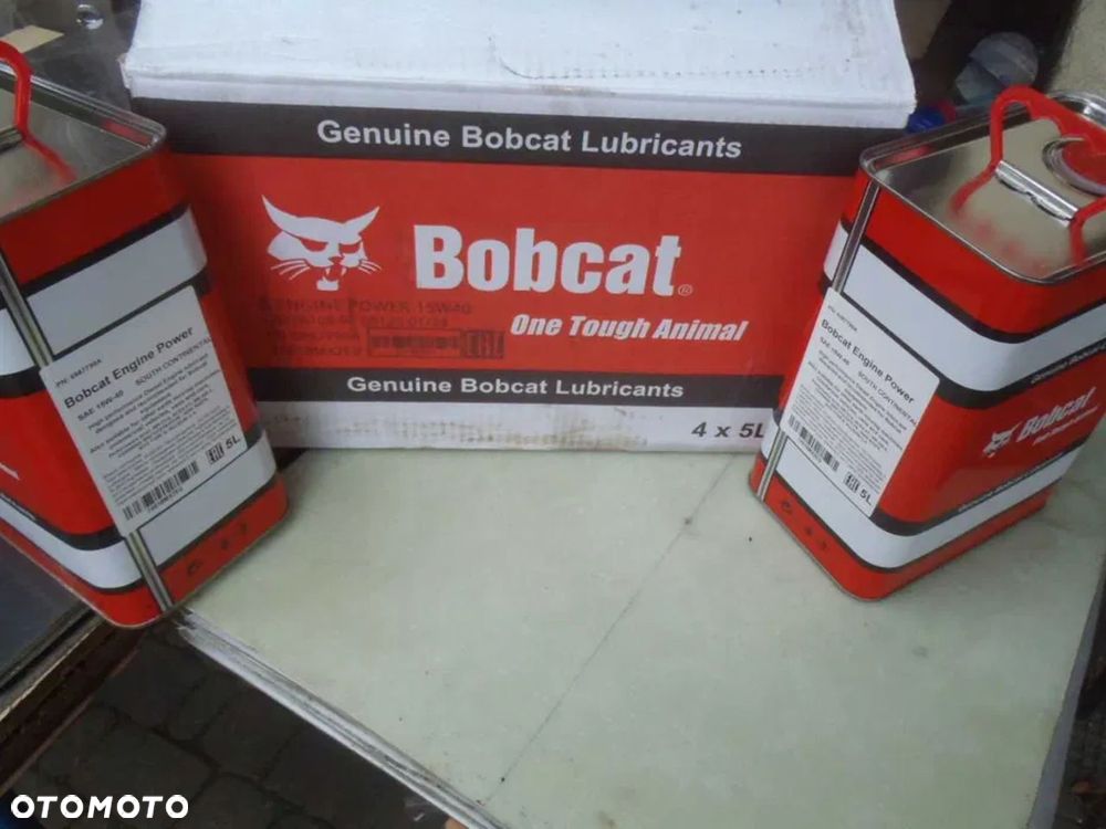 olej silnikowy oryginał bobcat cat kubota jcb traktor koparka 15w40 10w30 - 1