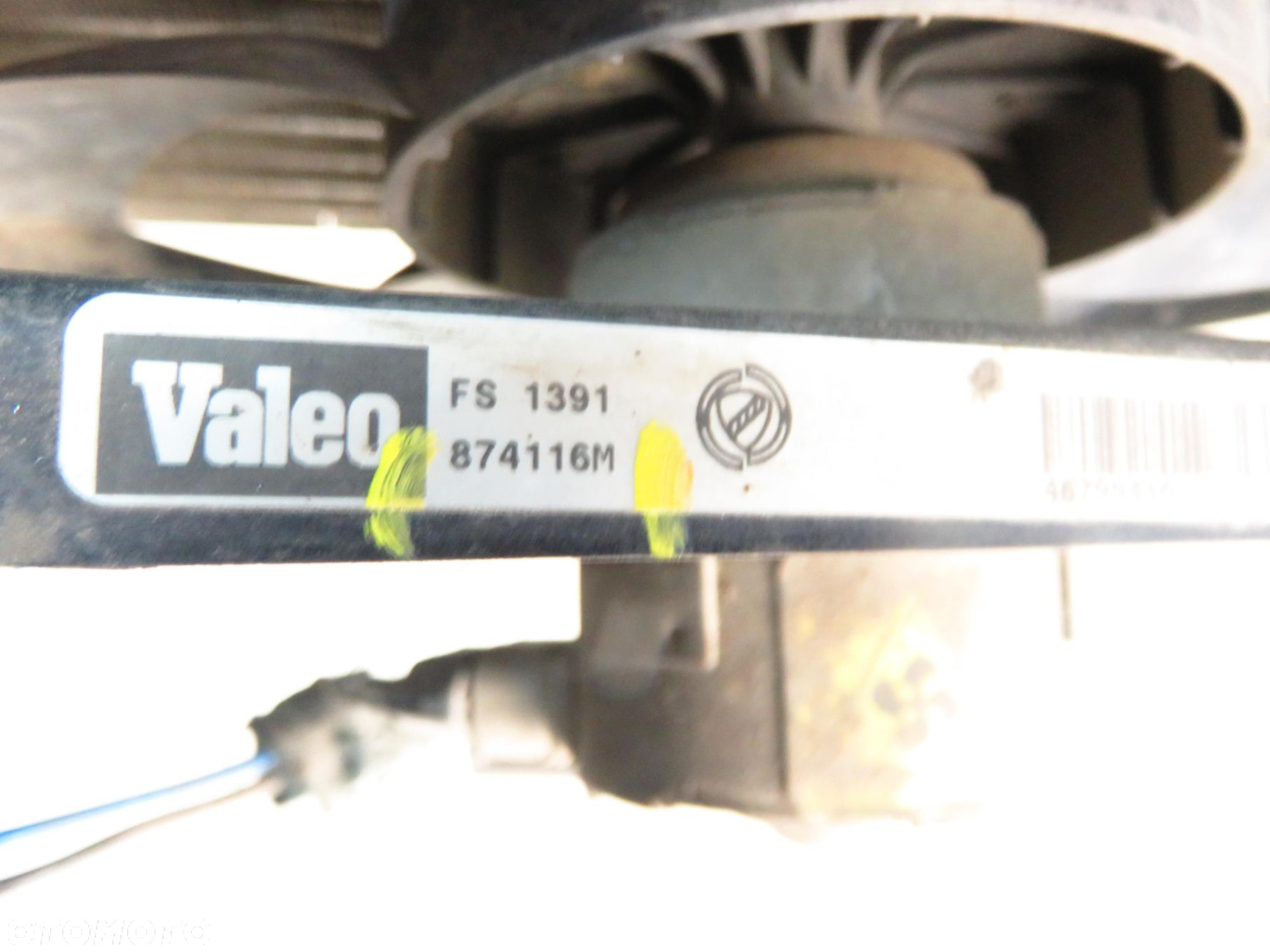CHŁODNICA WENTYLATOR FIAT PANDA II 1.1 617845 874116M - 11