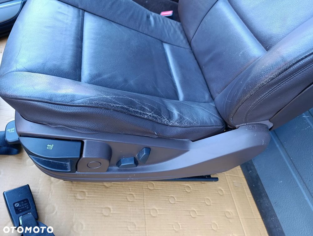 BMW X5 E70 FOTELE SIEDZENIA BOCZKI TUNEL KOMPLET GRZANE SKÓRA - 11