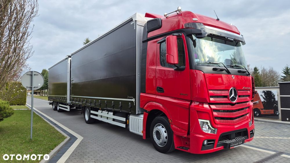 Mercedes-Benz MERCEDES-BENZ///ACTROS/// 1840///2022///BIG SPACE/// ZESTAW///TANDEM///PRZEJAZDOWY ///7.70+7.70///SALONKA/// KLIMATYZACJA POSTOJOWA/// WYŚWIETLACZ OBCIĄŻENIA/// STAN BARDZO DOBRY - 2