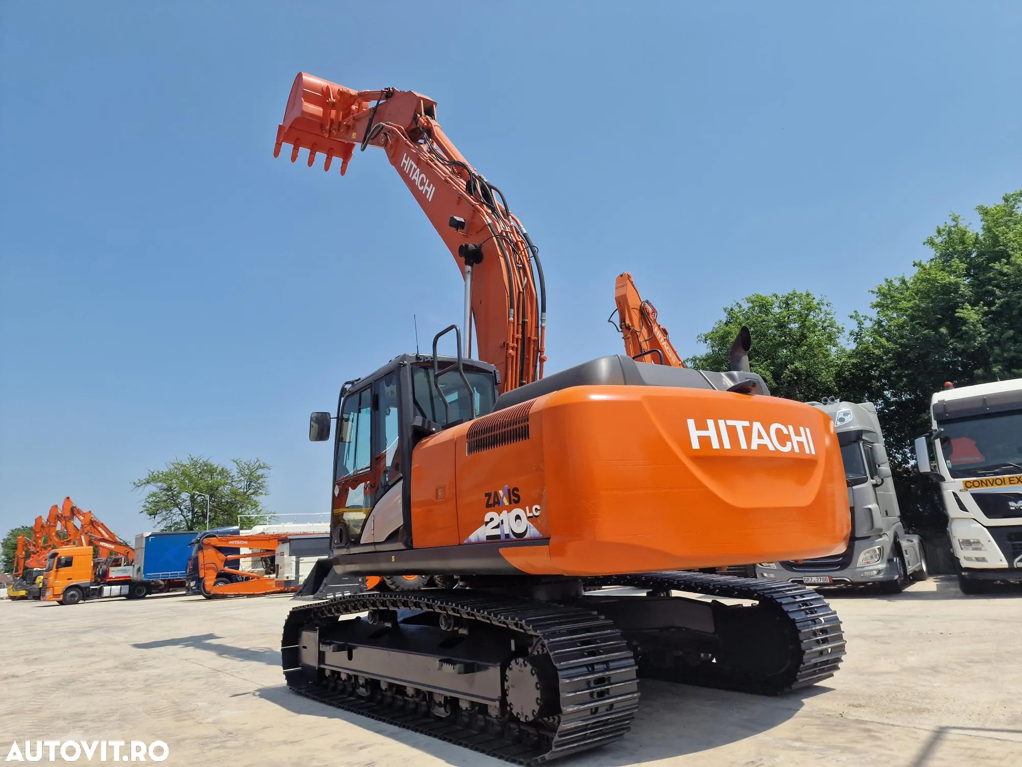 Hitachi ZX210, 2019, 23t, 4.888h, cupa NOUA 1,3mc-96.900 EUR+Tva, camera spate, camere laterale, inst picon, aer cond climatronic, consum 11l/h,. 3 pompe hidr HITACHI, inst picon, lant 90% ok 480h mars, posbilitate leasing 4 ani-PROMOTIE 96.900 EUR+Tva - 18