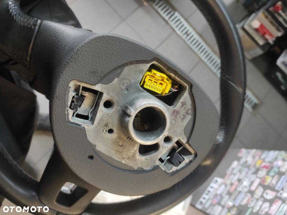 KIEROWNICA 3 RAMIENNA SKÓRA SKÓRZANA MULTIFUNKCJA R LINE VW TIGUAN PASSAT B6 B7 CC SIROCCO CADDY GOLF 5 6 TOURAN EOS POLO 5 6 WYSYŁKA !!! - 11