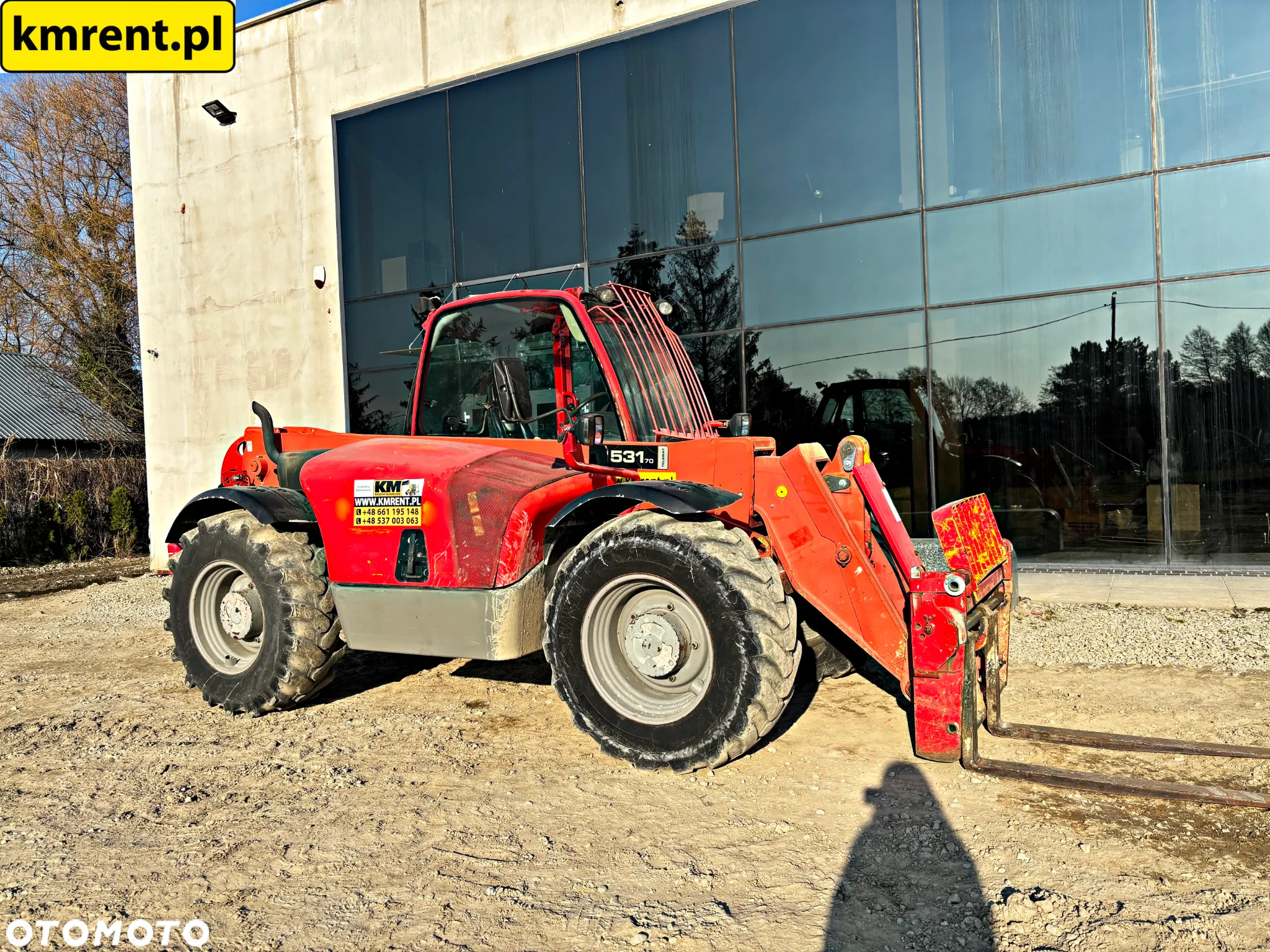 JCB 531-70 ŁADOWARKA TELESKOPOWA 2008r. | JCB 528-70 MANITOU 741 73 - 3