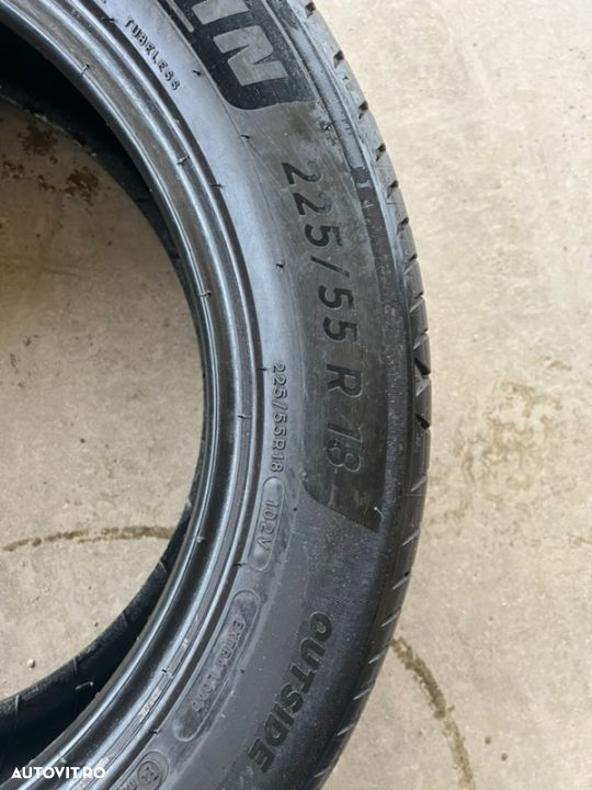 vând 4 anvelope 225/55/18 Michelin de vară ca noi - 5