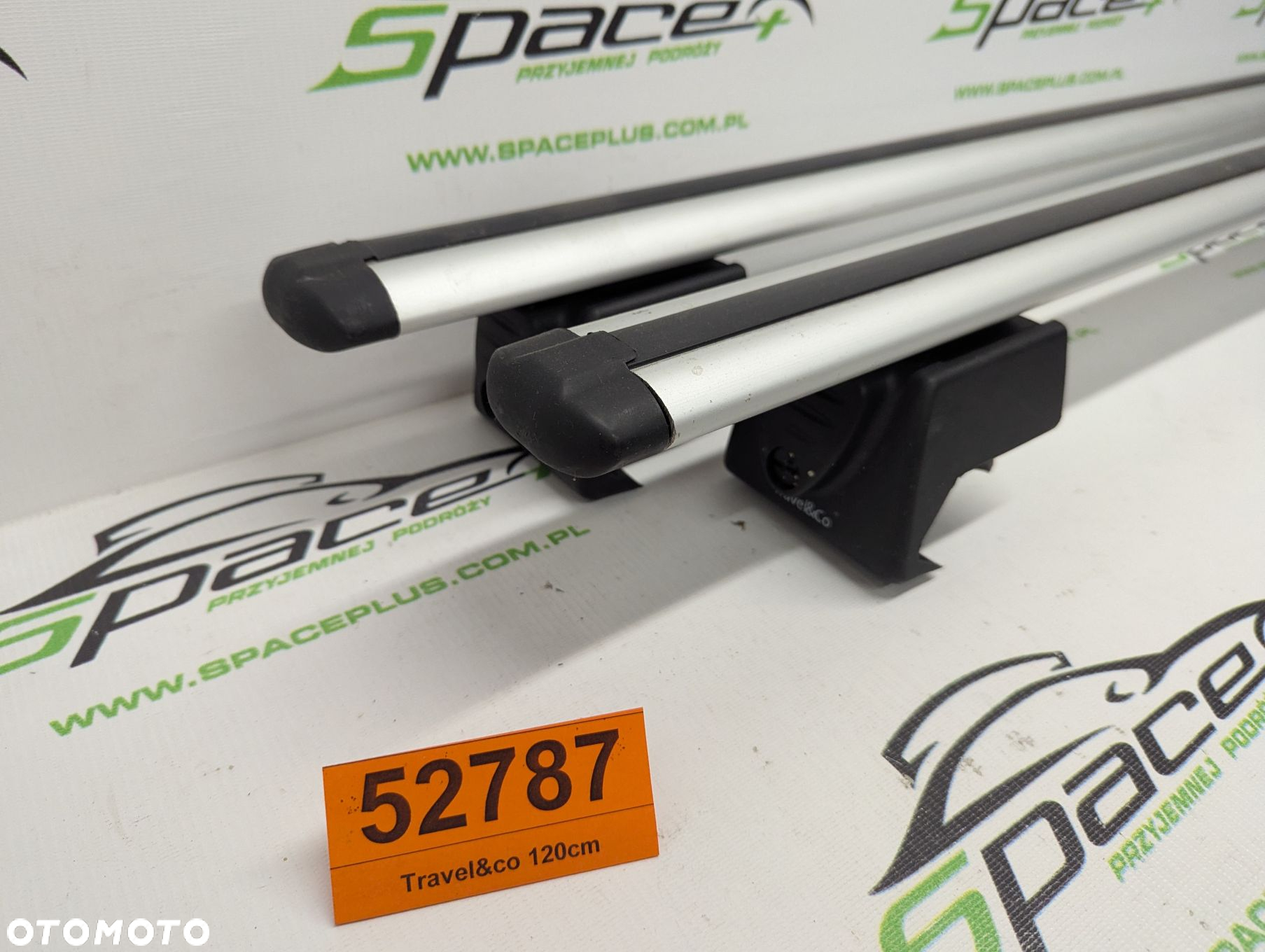 Bagażnik dachowy bazowy belki poprzeczki Travel&co 120cm na otwarte relingi. - 2