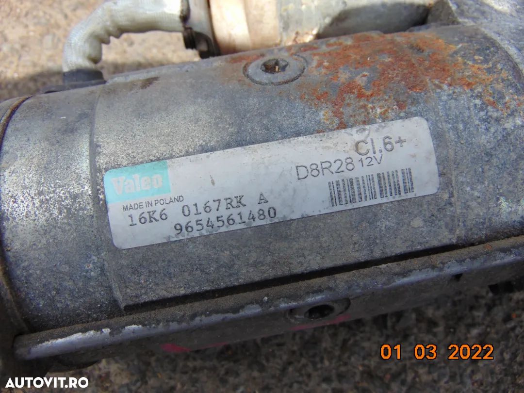 Electromotor peugeot 2.2hdi 407 607 807 citroen c5 c6 2.2 hdi dezmembrez - 3