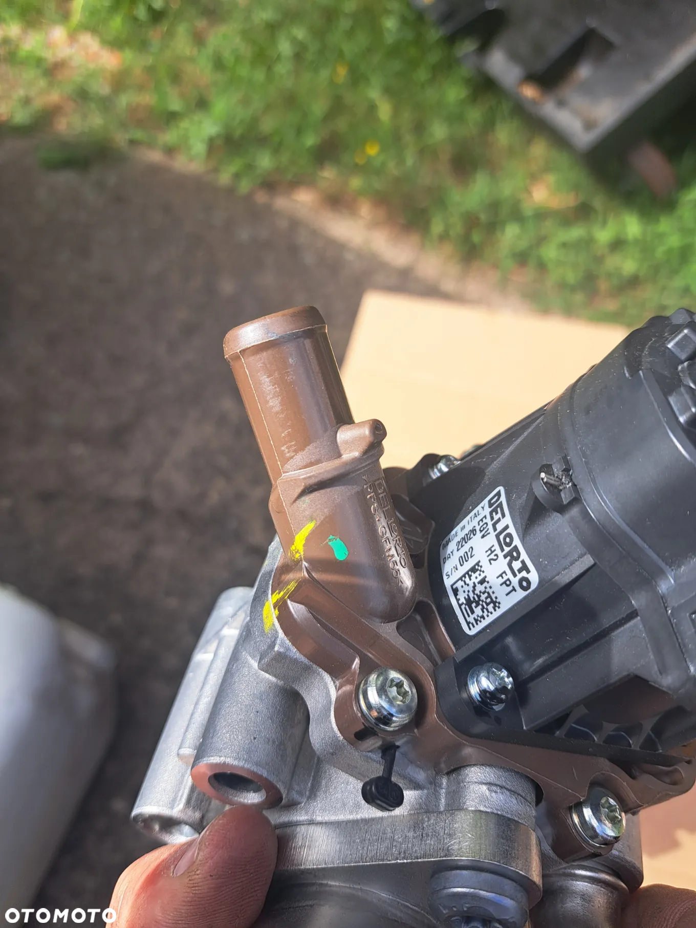 Zawór EGR AGR Fiat Ducato III 2.3 JTD Multijet 5802531806 5802528634 Zawór chłodnica spalin AGR EGR Fiat Ducato 2.3 D - 12