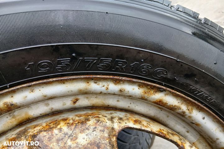 Janta tabla cu anvelopa 16 195/75 R16C DE GREUTATE 195/75 R16C IVECO - 6