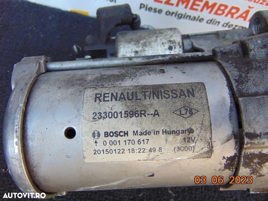 Electromotor Nissan Qashqai 1.6 diesel X Trail T32 1.6dci  qashqai j11 - 2