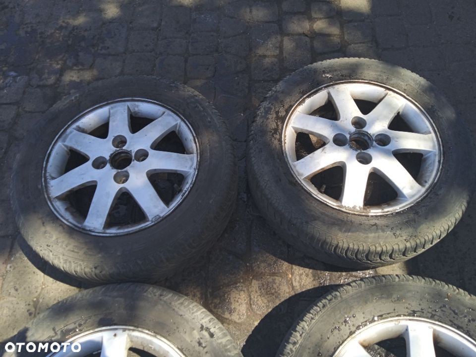 KOMPLET FELG Z OPONAMI ZIMOWYMI EVANDA NUBIRA LACETTI SUZUKI ALTO SWIFT 4x114,3 ET40 16' - 3