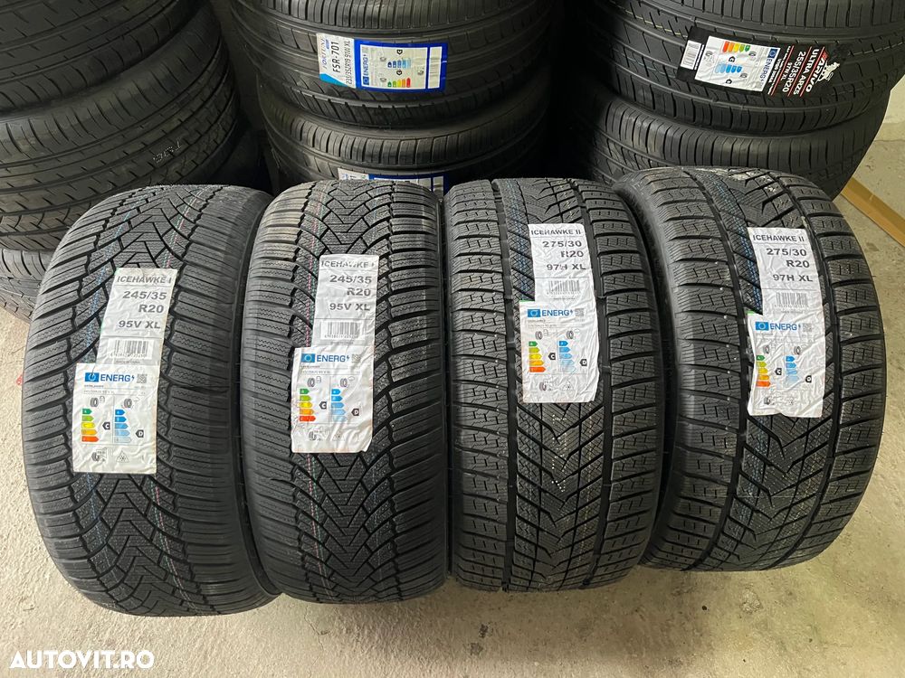 4 anvelope Iarna 245-35-20 si 275-30-20 sport BMW F10 F11 BMW G30 G31 Mercedes W212 E class cauciucuri 245-35-20 si 275-30-20 buza protectie janta