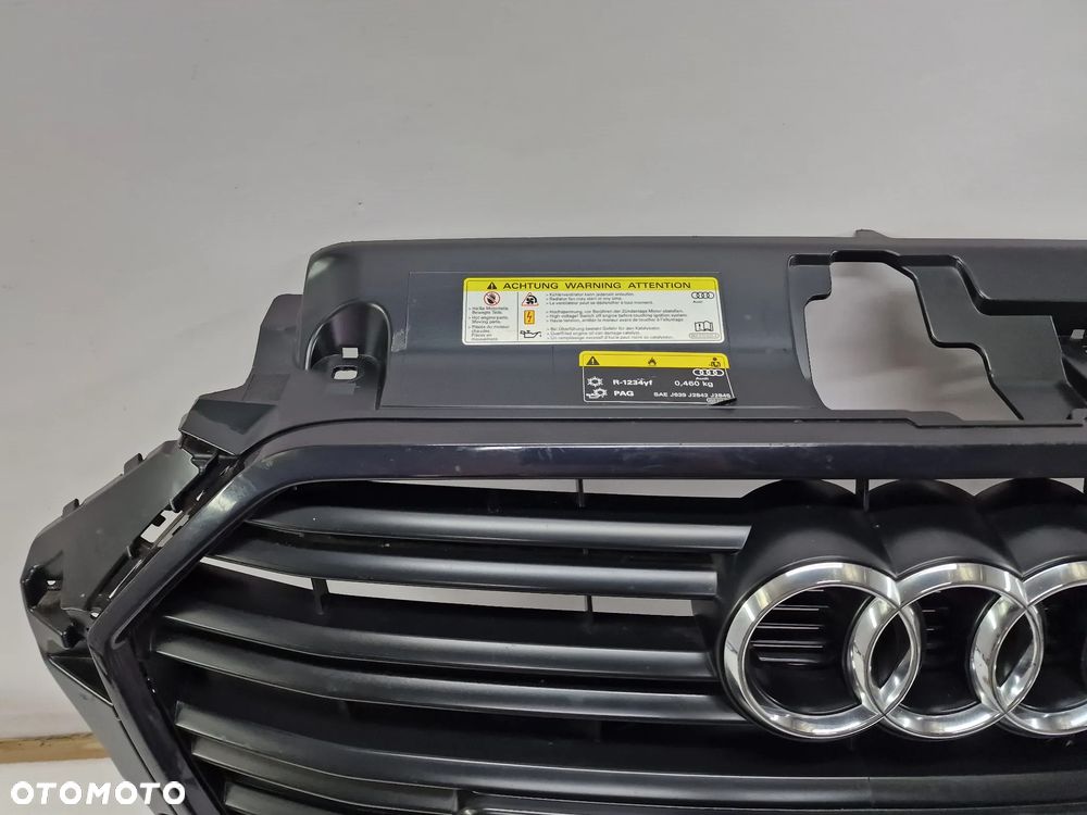 AUDI A3 8V / 8V3 S-LINE 16- ATRAPA / GRILL PRZEDNI PRZÓD CZARNY BEZ PDC , NR 8V3853651AA , NR AUKCJI GL349 - 7