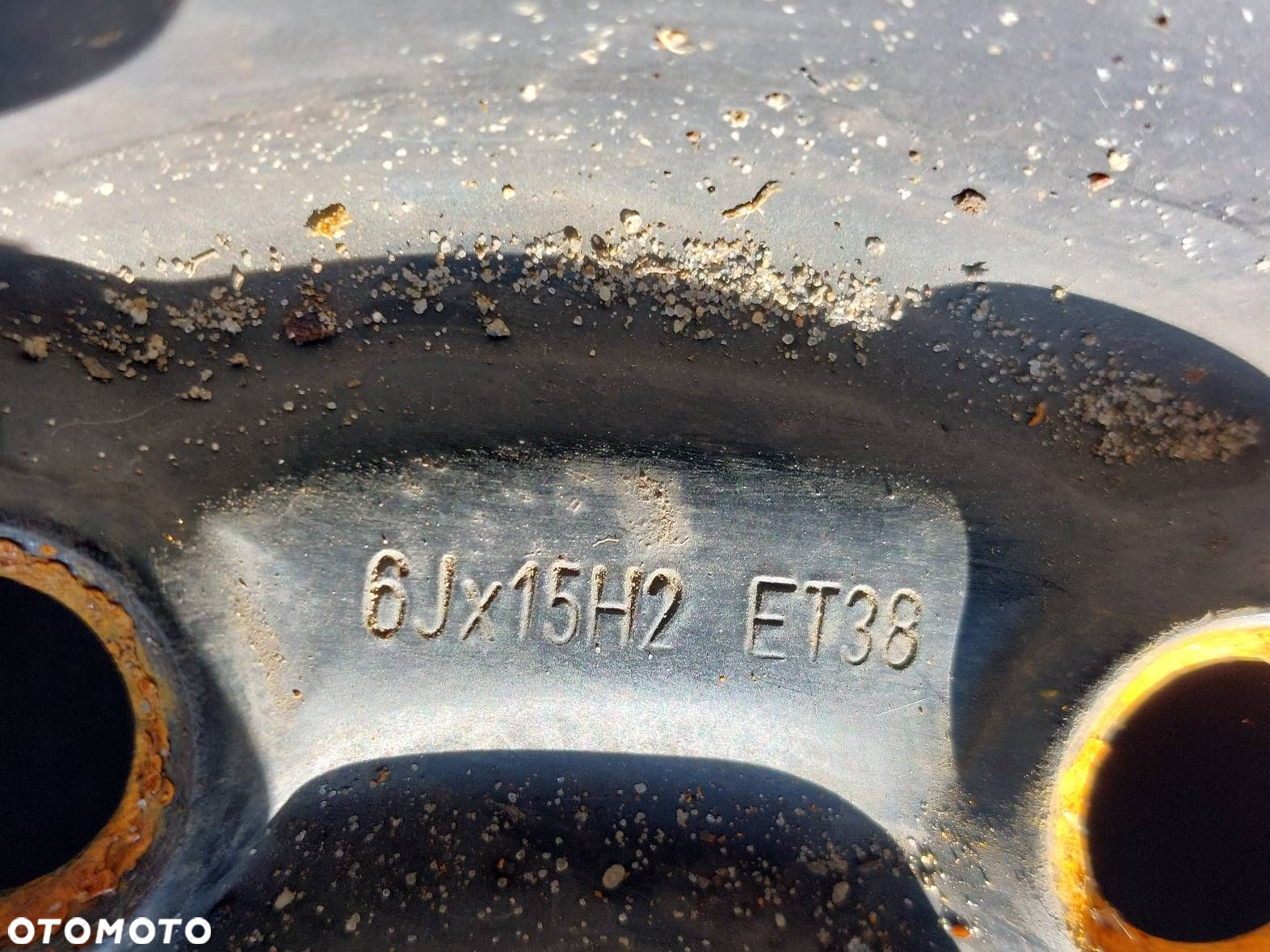 FELGA STALOWA 2 SZT 5x100 6Jx15 ET38 FI57,1 SEAT SKODA VW 1J0601027Q - 2