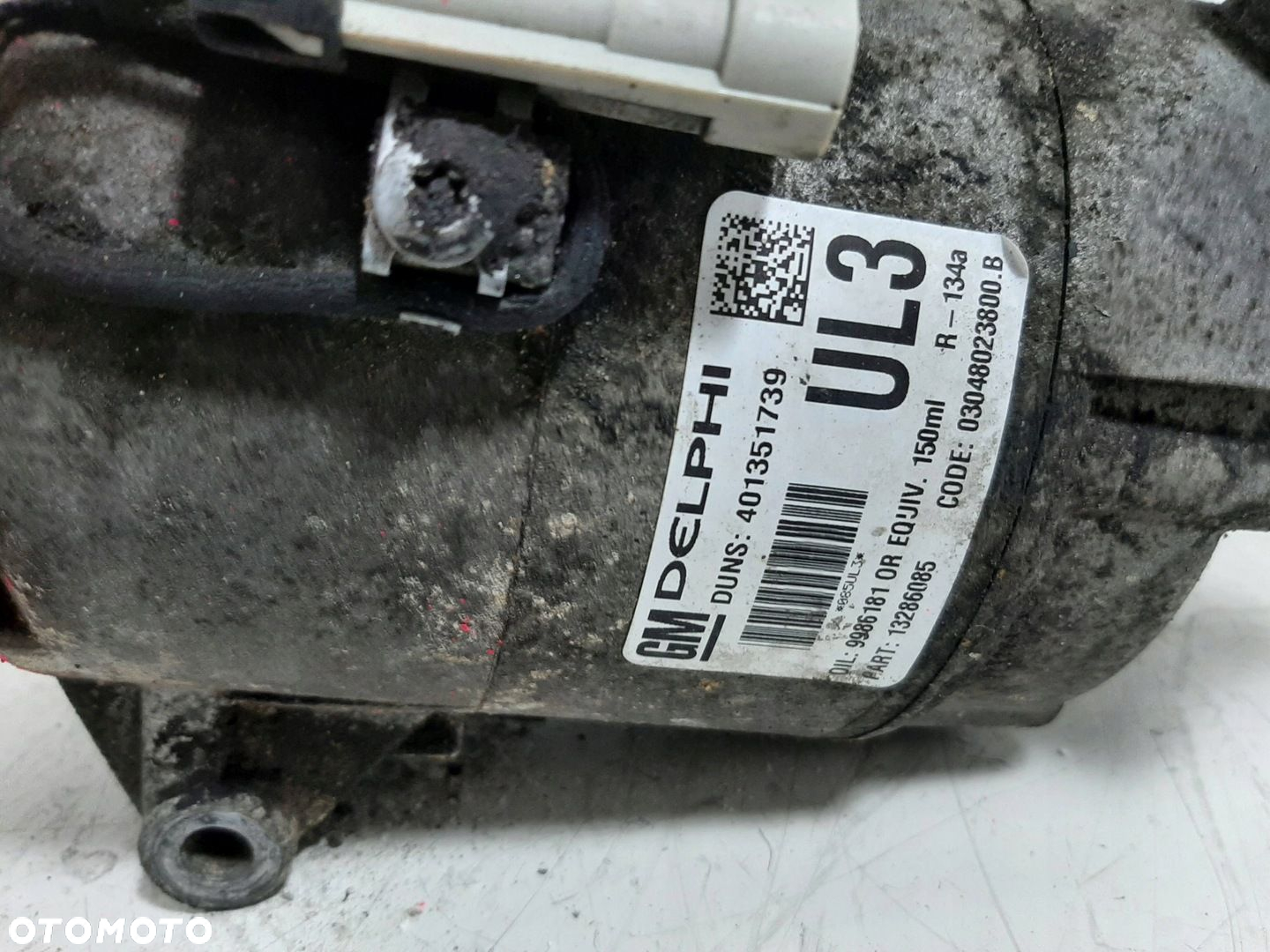 OPEL ASTRA H KOMBI 1.8 08R KOMPRESOR SPREZARKA KLIMATYZACJI 13286085 UL3 - 5