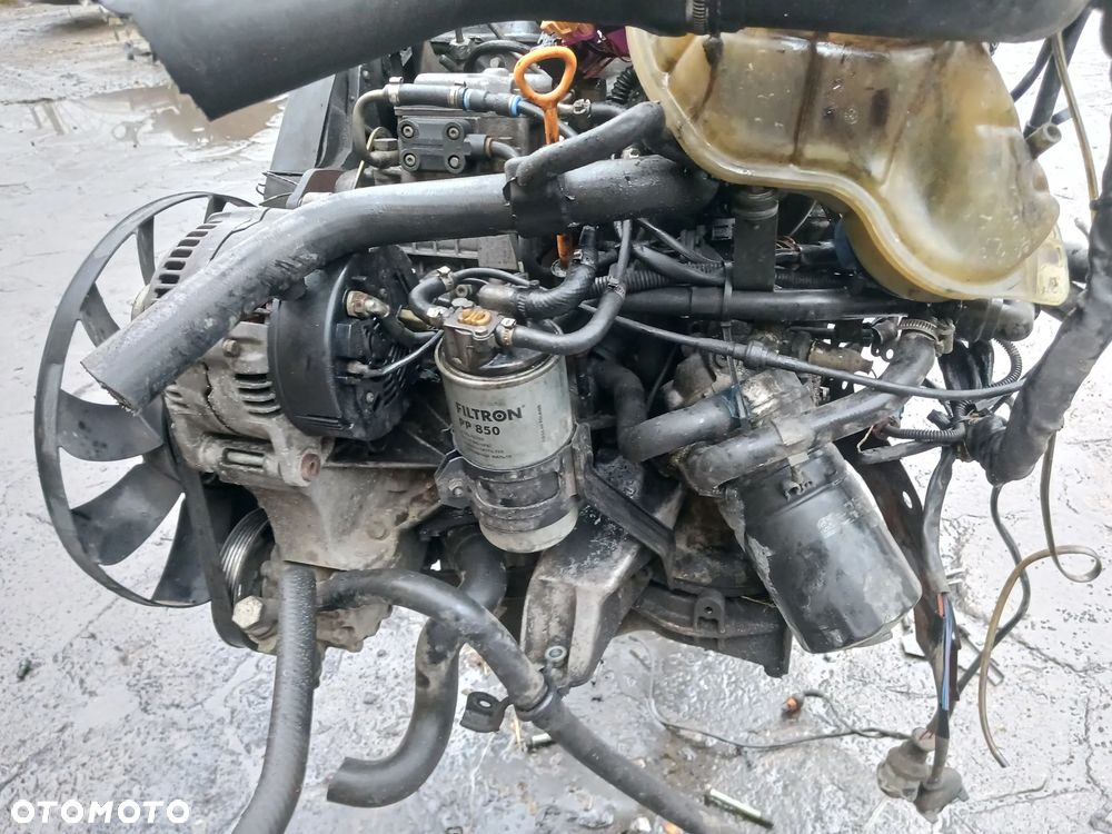 Silnik AHU 1.9TDI 90KM Audi A4 B5 A6 C5 Volkswagen Passat B5 wzdłużny kompletny z wiązką KOMPLET - 5