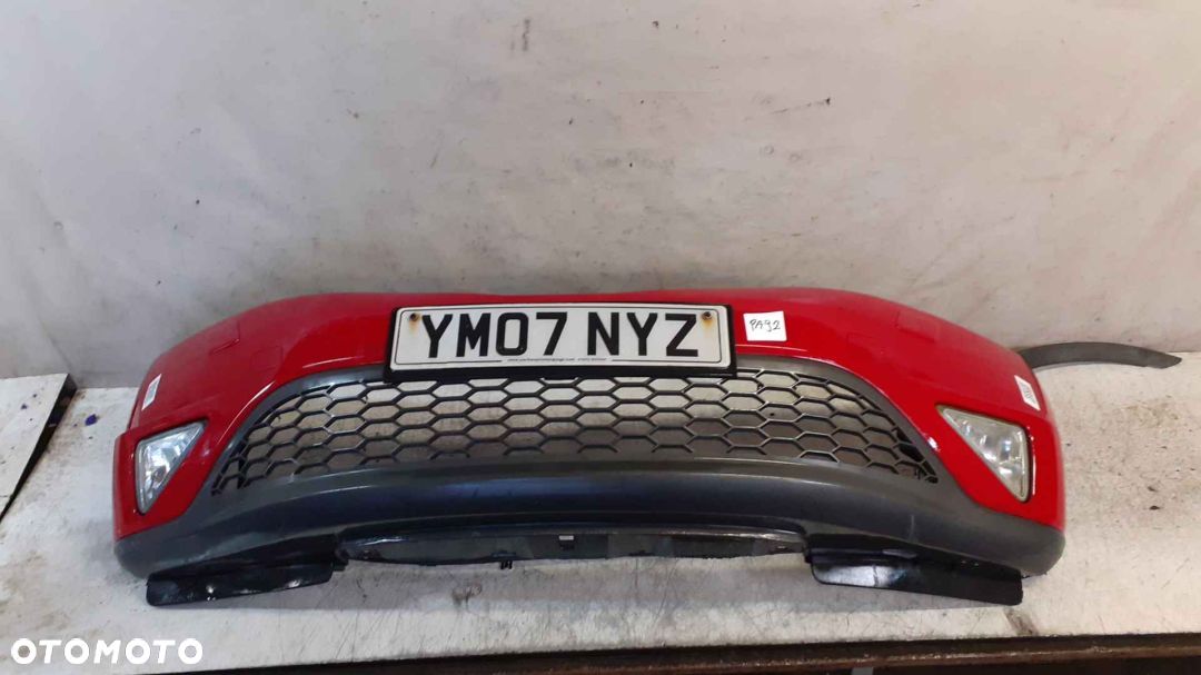 ^ ZDERZAK PRZÓD PRZEDNI DO HONDA CIVIC UFO VIII 8 R81 CZERWONY SPRYSKIWACZE LAMP XENON HALOGENY - 1