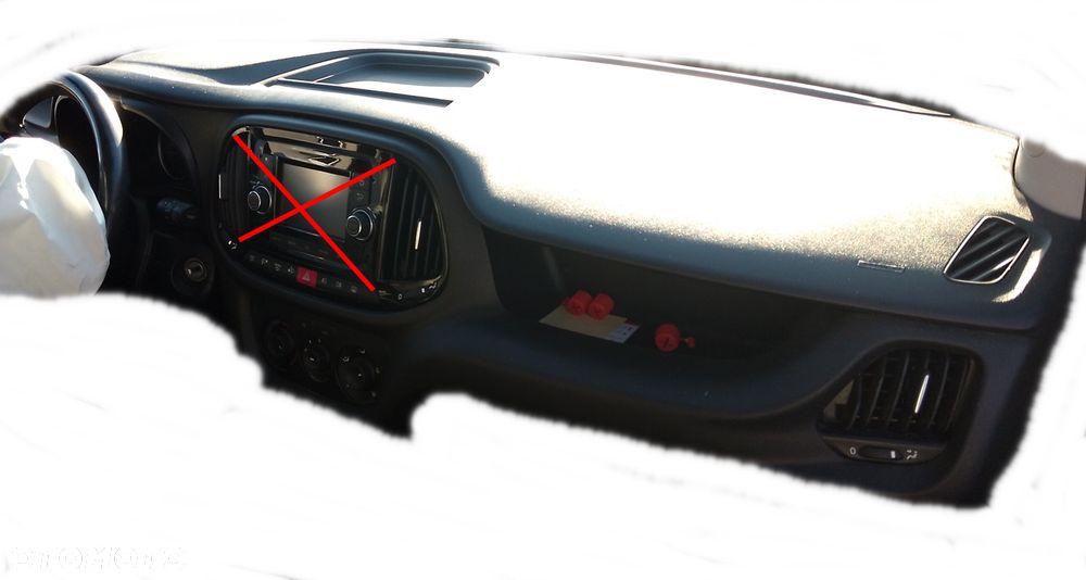 FIAT DOBLO II MAXI LIFT DESKA ROZDZIELCZA KONSOLA KOKPIT PASY SENSOR - 1