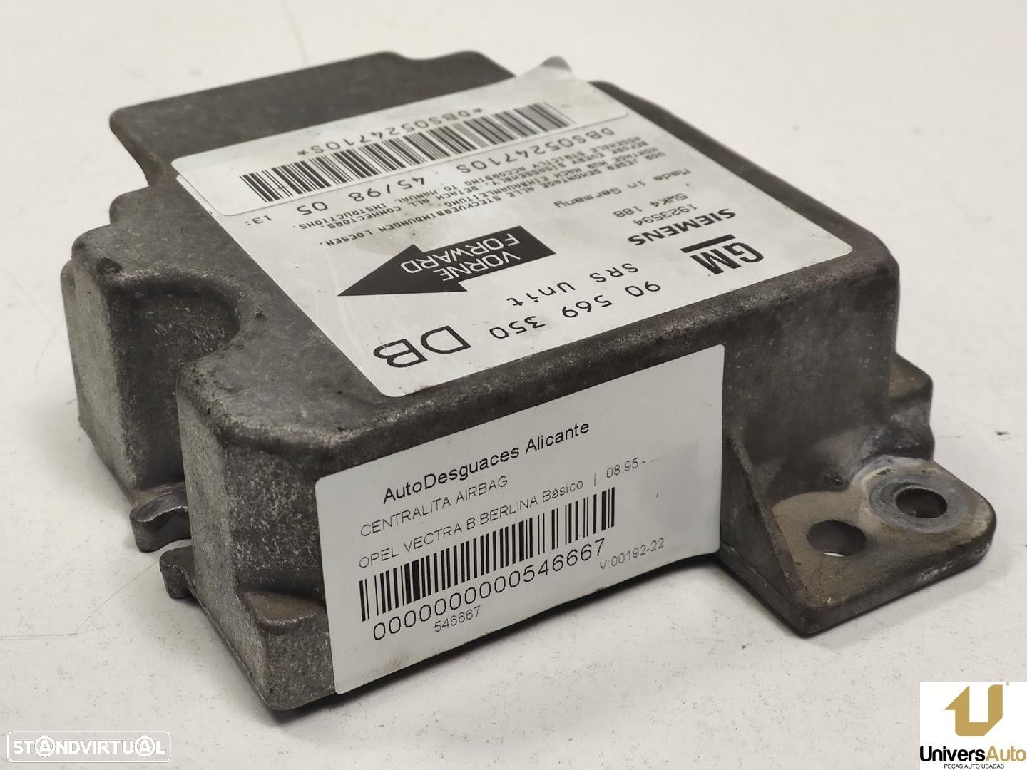 CENTRALINA AIRBAG OPEL VECTRA B 1998 -5WK4188 - 1