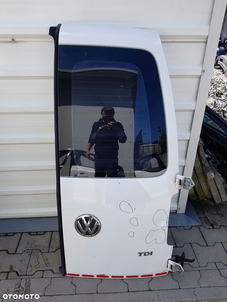 VW CADDY III LIFT 2K 10-15r DRZWI PRAWE TYŁ TYLNE LB9A - 1