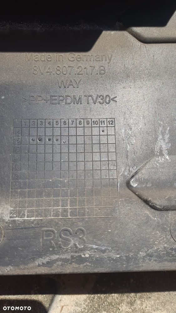AUDI RS3 INTERCOOLER 8V0145803A + BELKA ZDERZAKA - 7