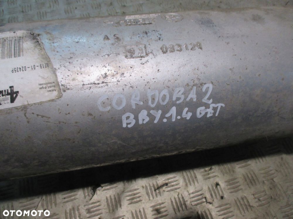 TŁUMIK WYDECH KOŃCOWY SEAT CORDOBA II 1.4 16V - 2