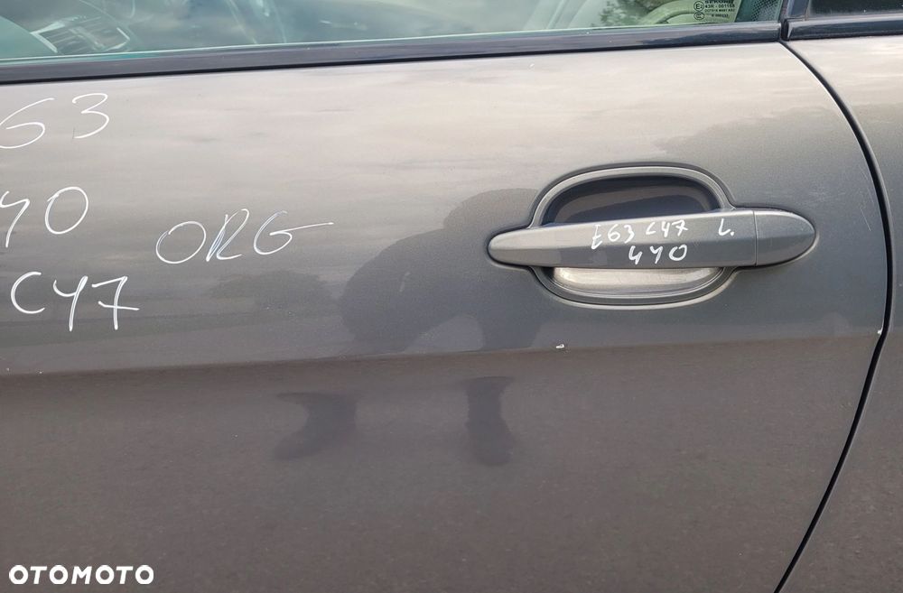DRZWI LEWE BMW E63 E64 440 STRARUS METALIC ORG LAKIER - 2