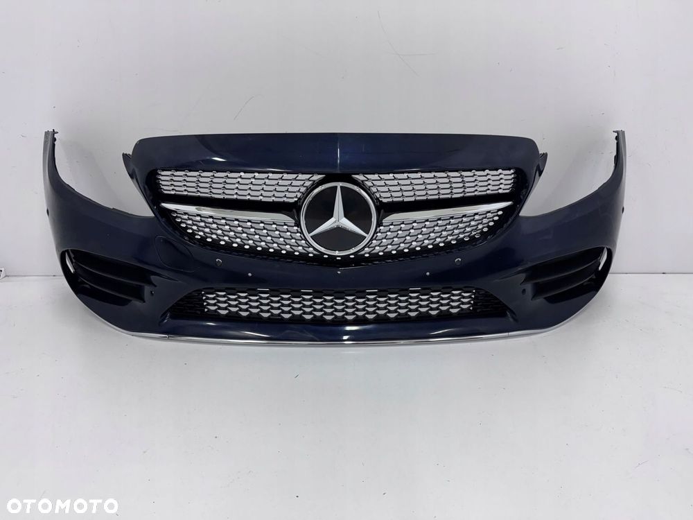 PRZÓD MERCEDES C KLASA W205 A205 LIFT AMG ZDERZAK MASKA BŁOTNIKI LAMPY - 9