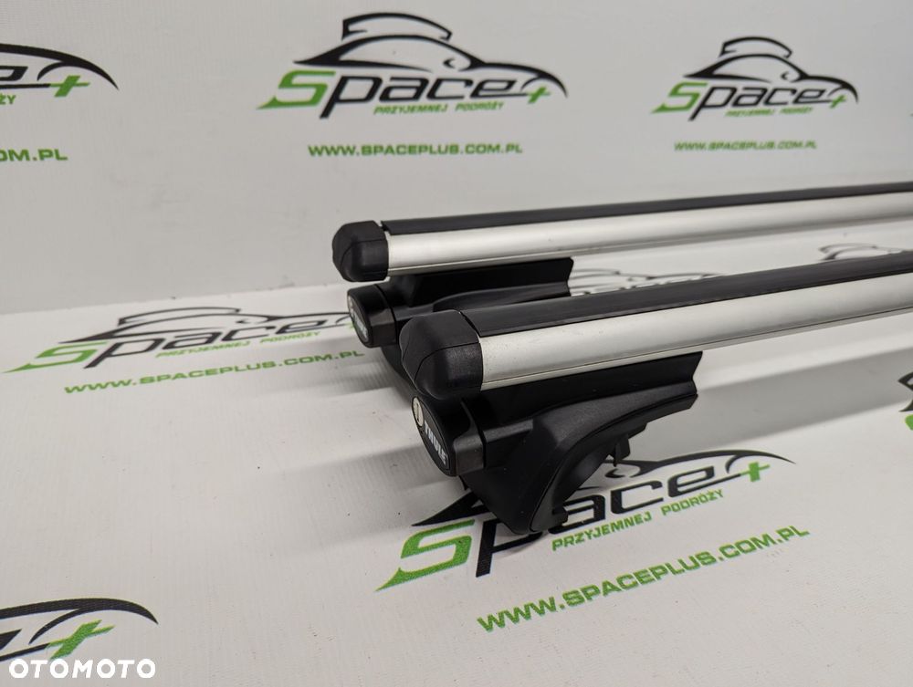 Bagażnik dachowy Thule: belki 869 + Stopy 757 Na otwarte relingi - 2