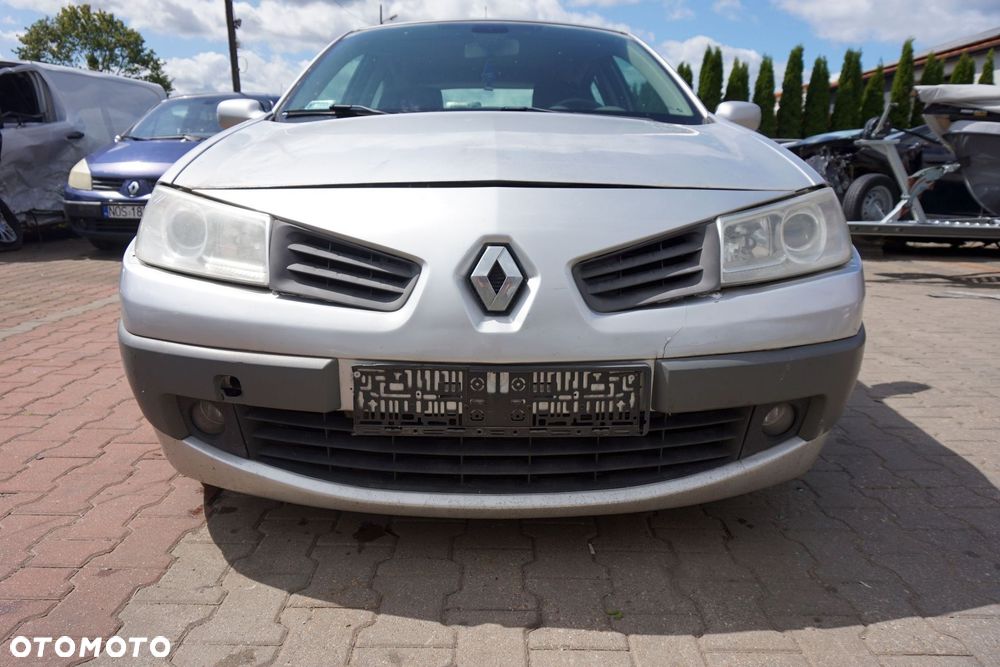 MASKA ZDERZAK BŁOTNIKI LAMPY MEGANE II PH2 LIFT TED69  RENAULT 2006-2008 SREBRNY PRZÓD KOMPLETNY - 17
