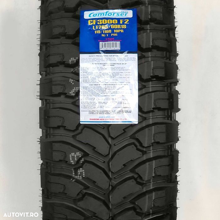 Anvelopa NOUA M+S* M/T Off Road 265/60R18 Comforser CF3000 119/116Q - 2