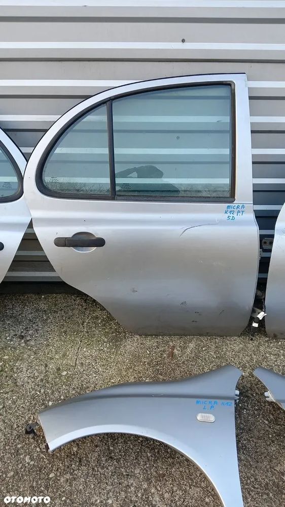 ZDERZAK PRZÓD PRZEDNI NISSAN MICRA K12 62090AX600 BIAŁY CZERWONY SREBRNY - 30