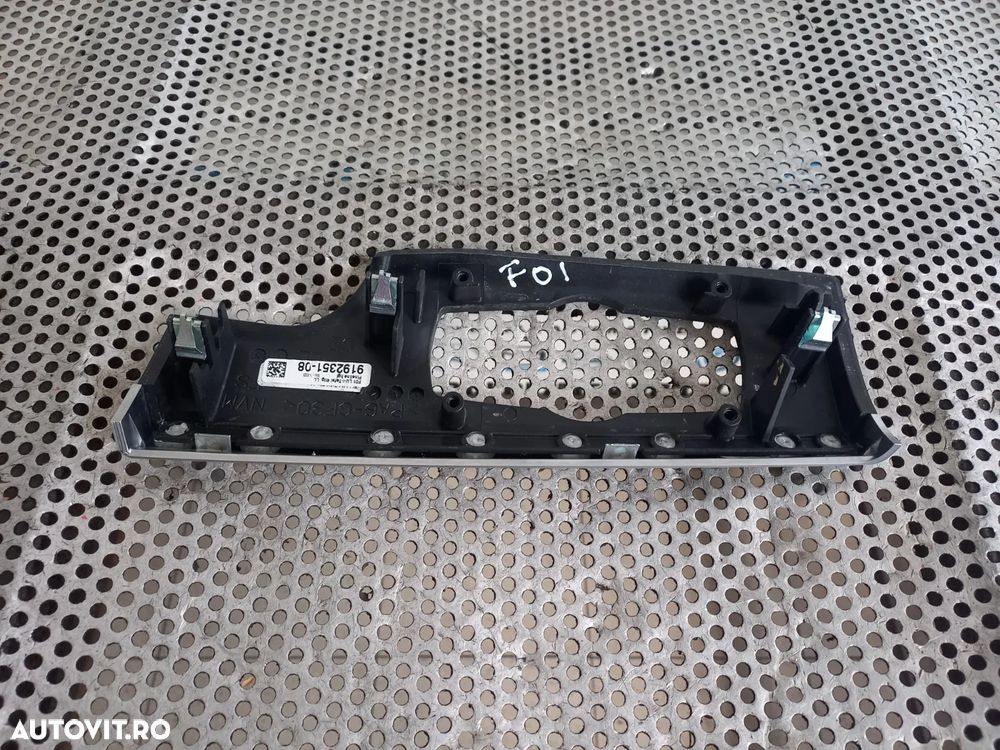 Ornament Trim Bord Bloc Lumini Lemn Mahan Bmw Seria 7 F01 F02 F03 F04 Volan Stanga Europa Dezmembre - 5