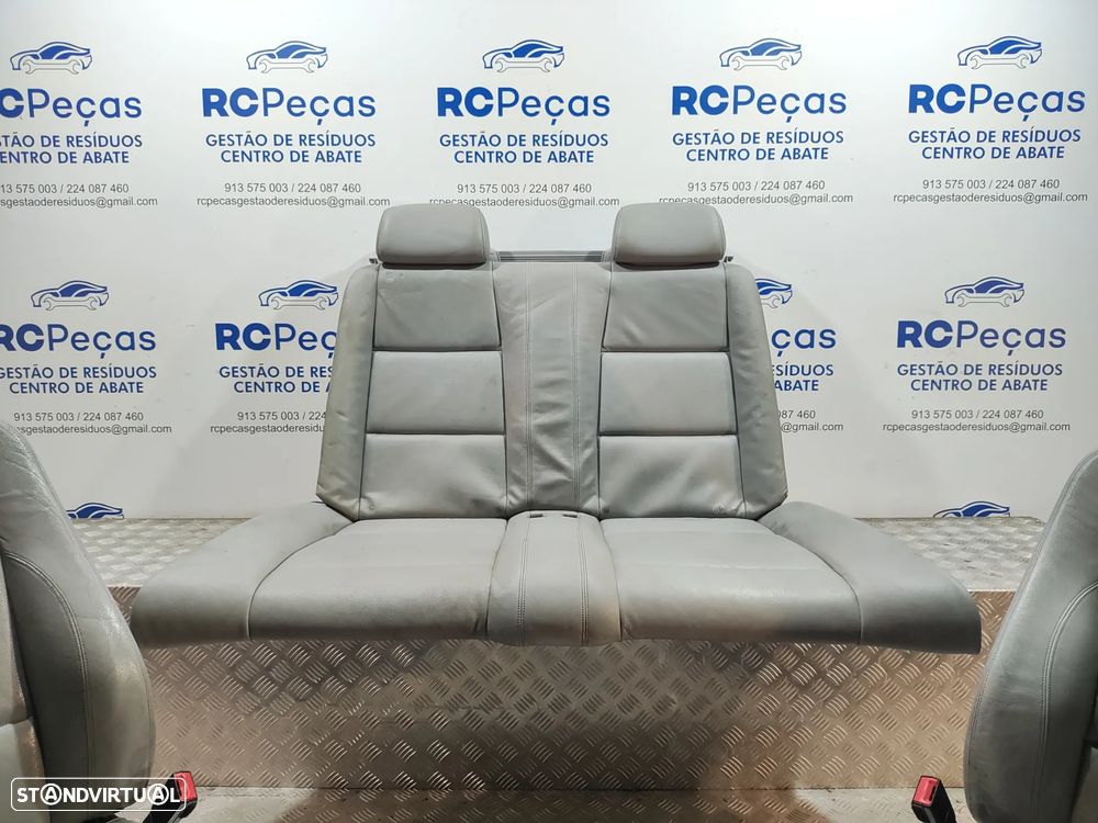 Conjunto de bancos em pele Cinzentos BMW Serie 1 E88 Cabrio Pack M - 7