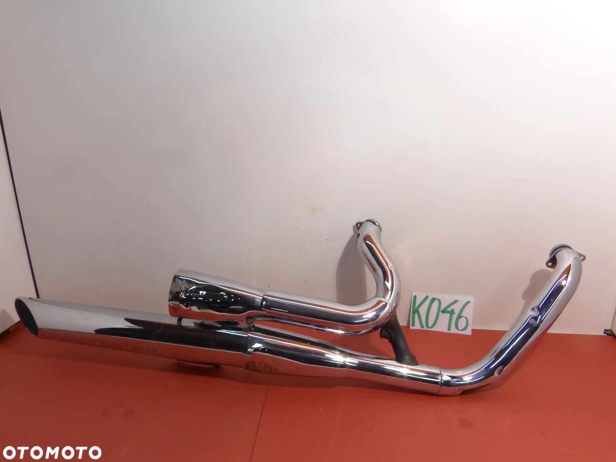 K046  Kawasaki VN 2000 VULCAN TŁUMIK WYDECH KOLEKTOR WYDECHOWY 2004-2009 KAW4662000 - 1
